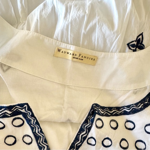 NWOT eShakti Wayward Fancies white tiered maxi dress 2X - Picture 11 of 16